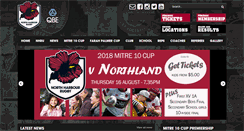 Desktop Screenshot of northharbourrugby.co.nz